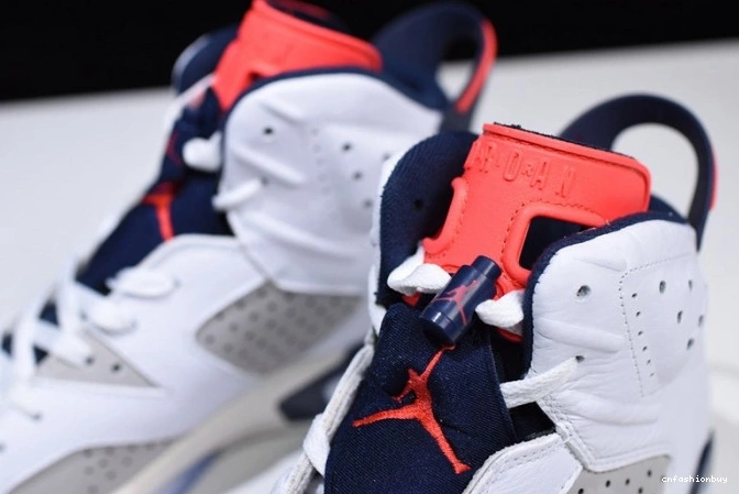 Jordan 23-Neutral 384664-104 Air 6 Grey-Sail Retro White Tinker Infrared 1115